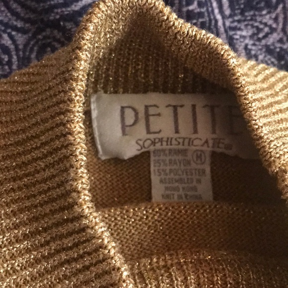 Sparkly vintage turtle neck tank - Picture 3 of 6